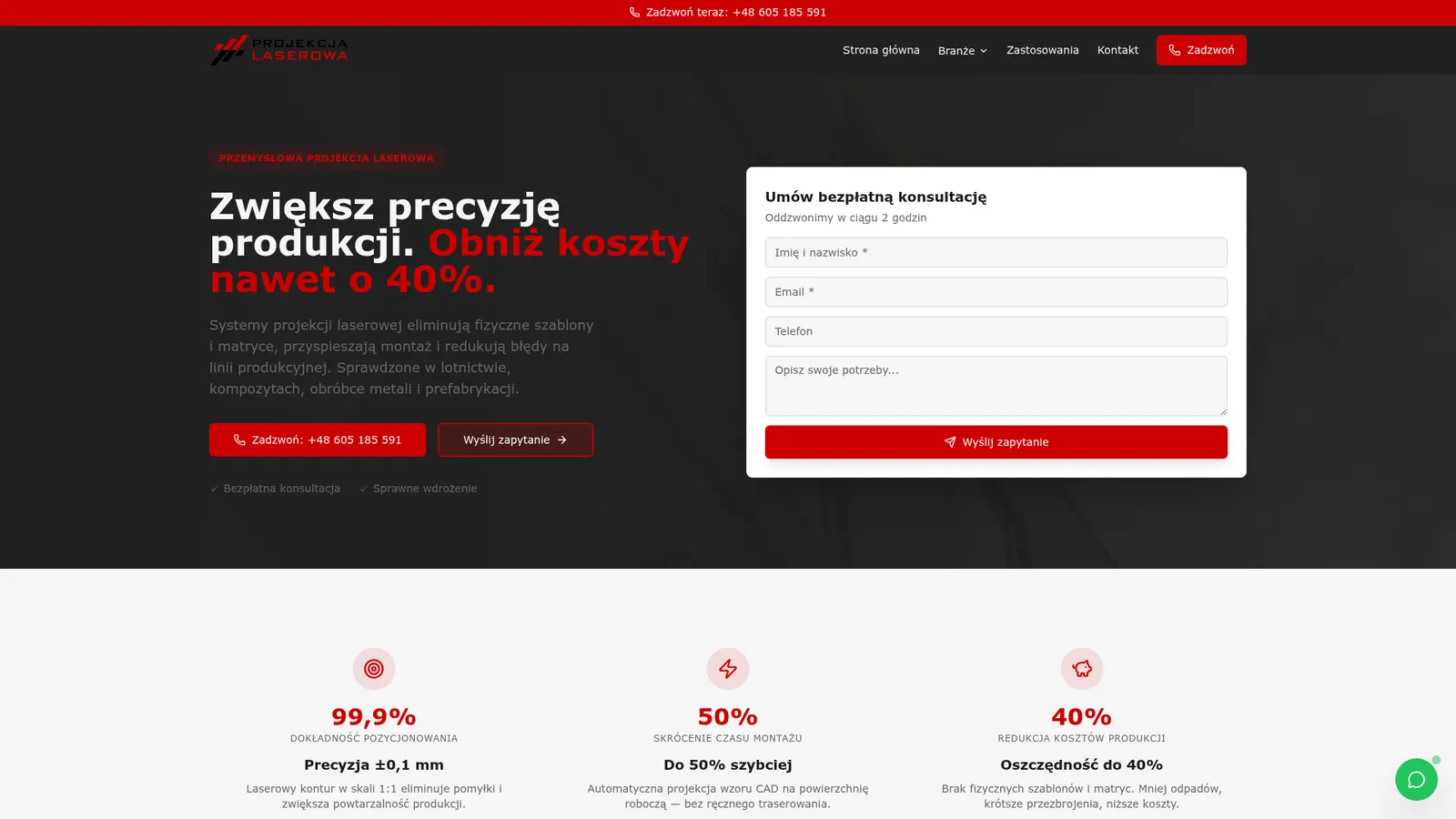Realizacja Gekos: Projekcja Laserowa — Przemysłowa projekcja laserowa (2026)